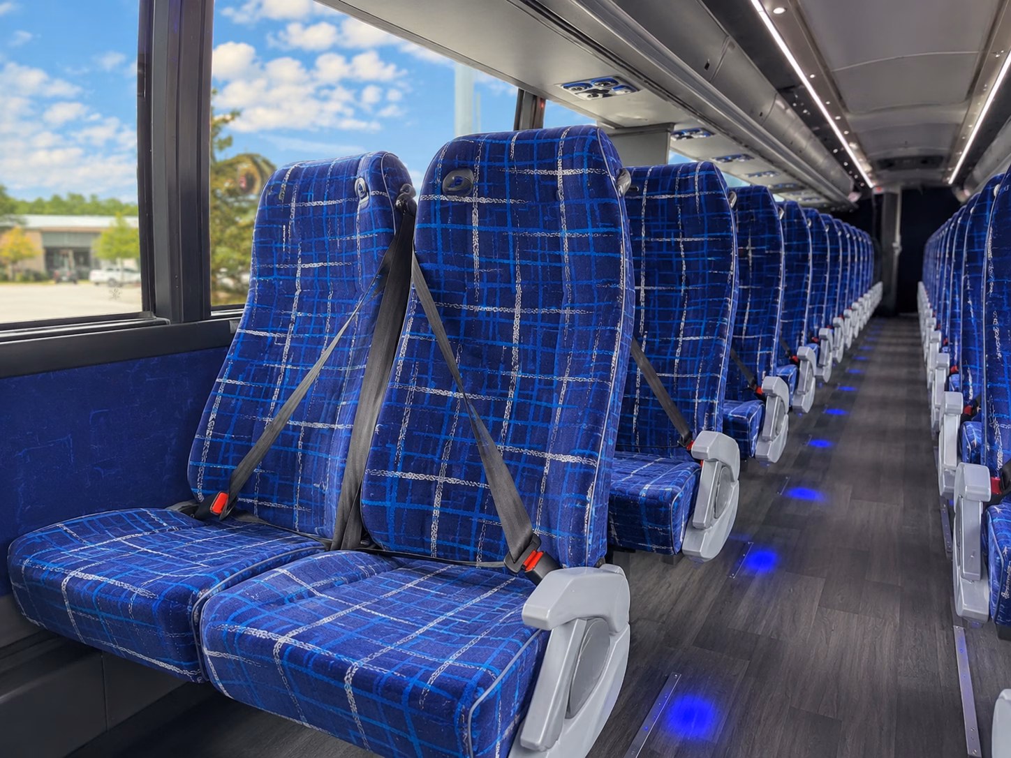 coeur d alene charter bus rental interior