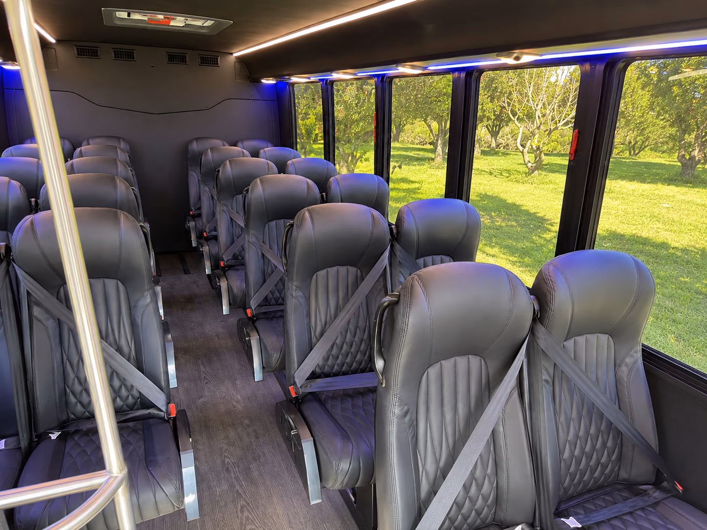 spokane corporate event transportation onboard seating