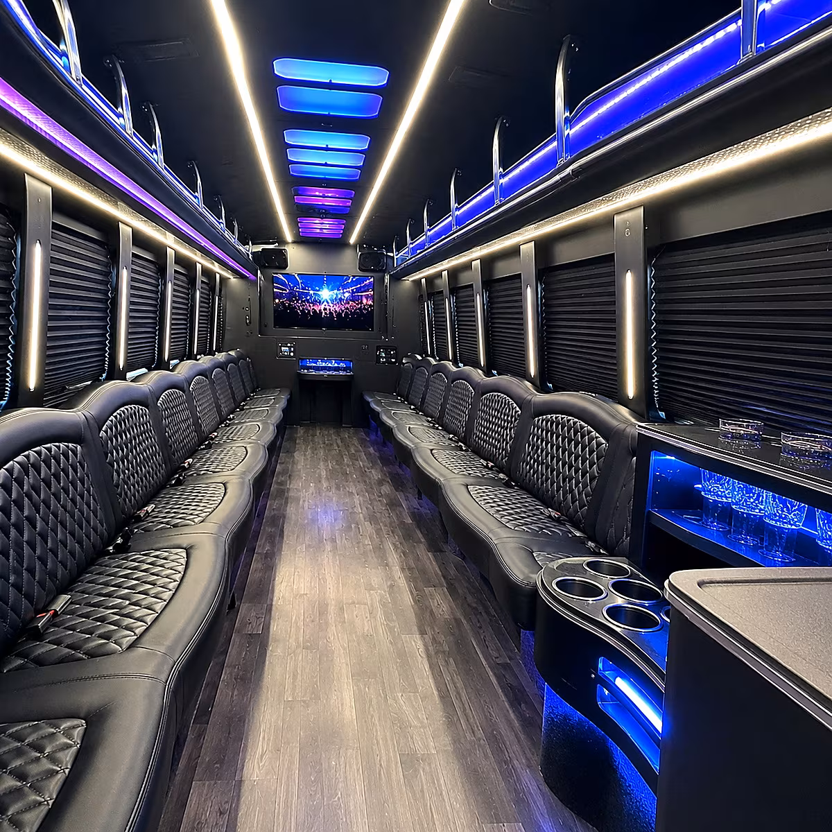 spokane night on town party bus rental
